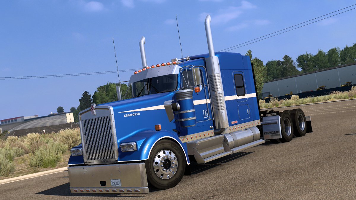 JoeAlex61's tweet image. Already rolling on the W900 Legacy Edition! @SCSsoftware @KenworthTruckCo
