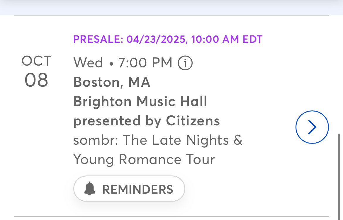 devon’s playing in boston on my birthday i have to secure tickets oh my goodness