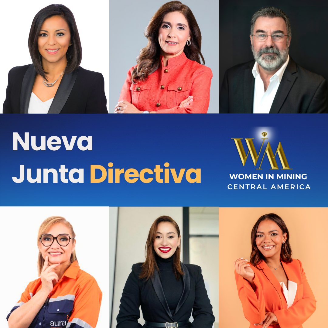 Me llena de alegría compartir la nueva Junta Directiva de Women in Mining Centroamérica  🙌

Damos la bienvenida con entusiasmo a quienes se suman con pasión y propósito.
