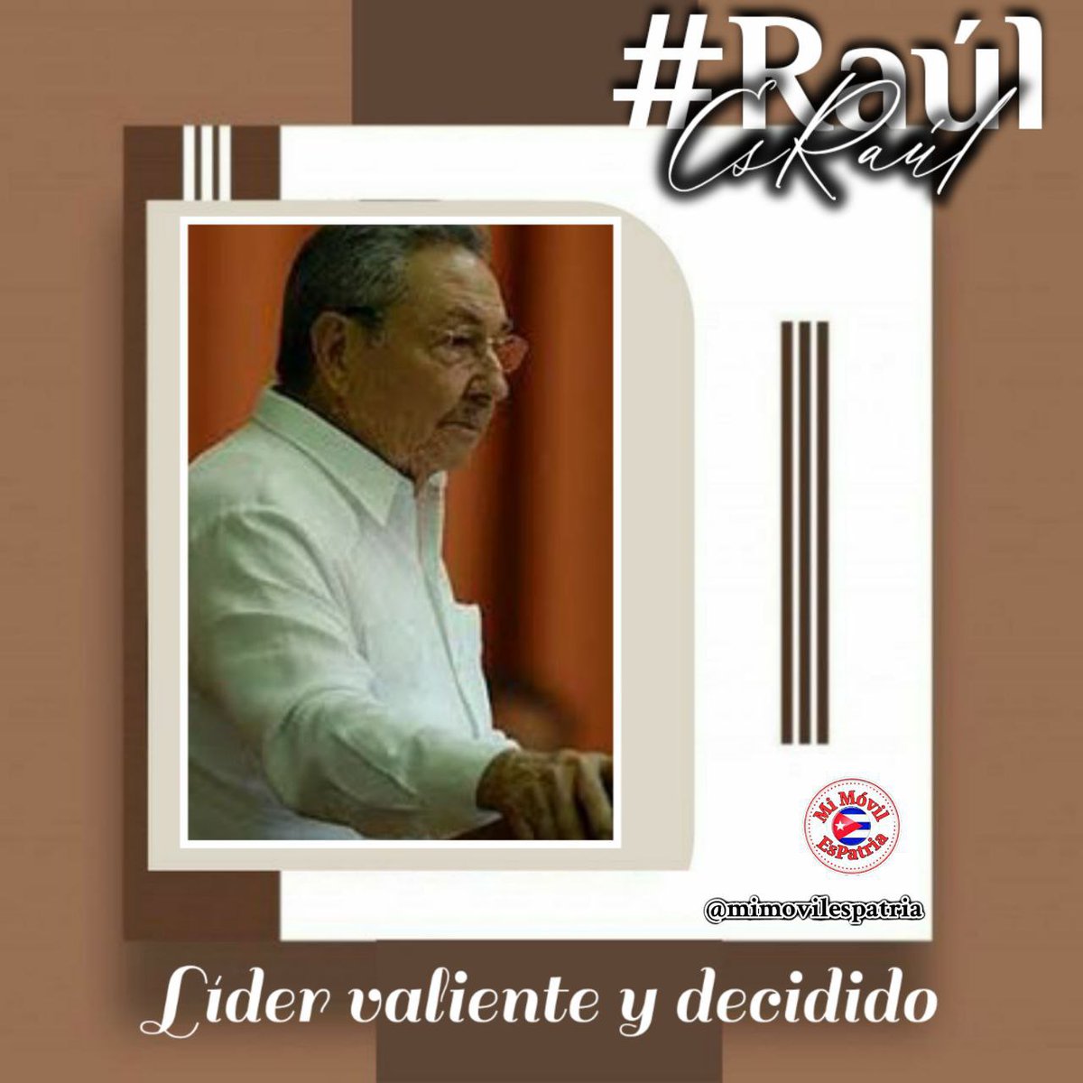 El General de Ejército Raúl Castro Ruz, fiel discípulo del Comandante #Fidel,continúa junto al pueblo cubano, con el pié en el estribo ,consolidando la obra de la Revolución, la unidad y firmeza ideológica.  #CiegoEn26 #LatirAvileño <a href="/AlfreMene37409/">Alfre Menendez</a>
<a href="/DiazCanelB/">Miguel Díaz-Canel Bermúdez</a> <a href="/DrRobertoMOjeda/">Dr. Roberto Morales Ojeda</a>