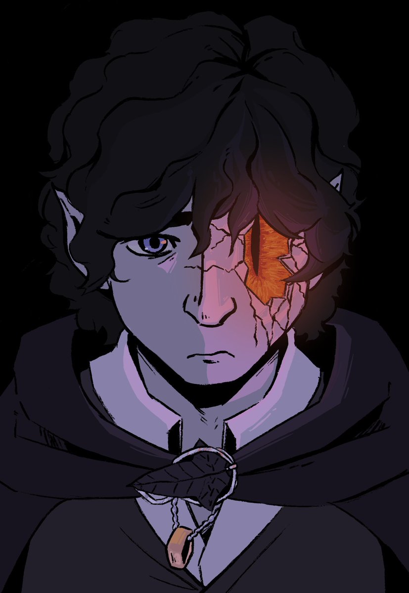 julietea_art's tweet image. ring bearer #lotr #lotrfanart