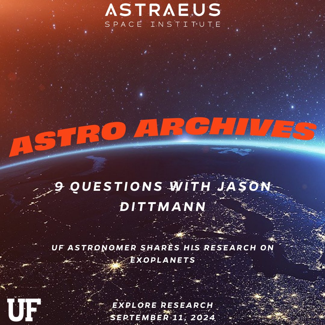 UFAstraeus's tweet image. We’ve made it to Week 12/12 in our Astro Archives Series!
To close out the series, explore howDr. Jason Dittmann is using AI, UF’s HiPerGator supercomputer, and cutting-edge instruments to find the next Earth-like planet. @UFexplore @UFastro @UF_CLAS
explore.research.ufl.edu/9-questions-wi…
