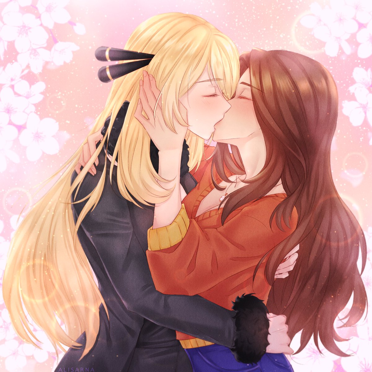 Sharing a Sweet Sakura Kiss~ 🌸 Today marks 18 years since we