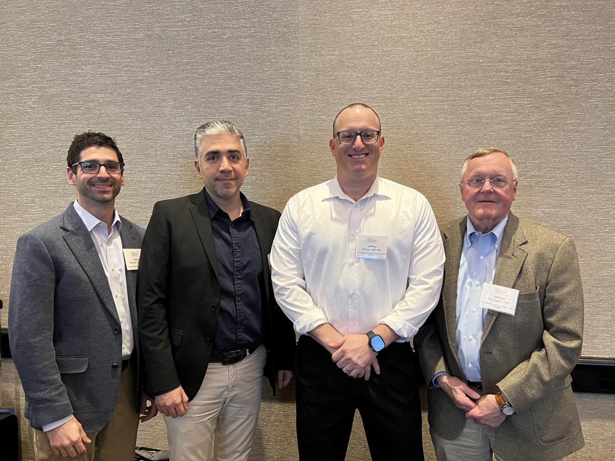 Drs. McGaghie, Barsuk, Salzman, and Arash Mehr represent Northwestern at the American Board of Medical Specialties' Procedural Skills Assessment Conference in Chicago to share their expertise on skills assessment.