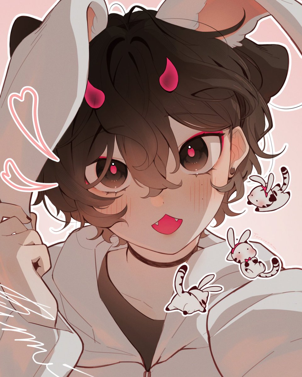 Torarann_'s tweet photo. bit late but heres a bunny (!?) 🐇 #illustora https://t.co/YW3EcWSYsO