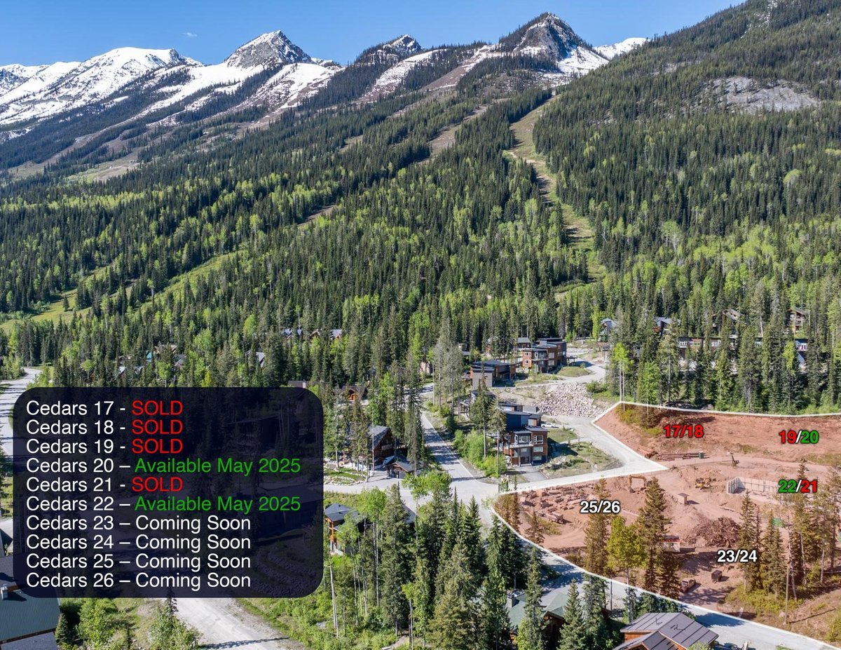 There are still a few homes at The Cedars that will be available soon! Check out our website to inquire about purchasing your year round mountain property at <a href="/kickinghorsemtn/">Kicking Horse Mountain Resort</a> today! #playherelivehere
kickinghorseresort.com/cedars/#eluid8…