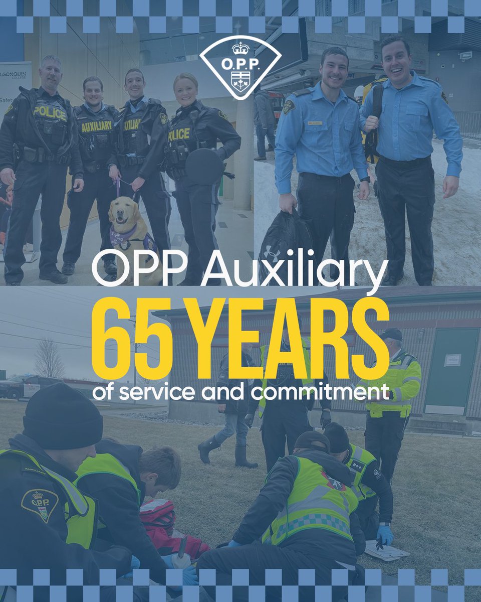 OPPCommissioner's tweet image. For 65 years, the #OPP Auxiliary program has strengthened our commitment to public safety. Thank you to these incredible volunteers for their dedication, professionalism, and passion in supporting policing efforts and making a difference across #Ontario every day.
