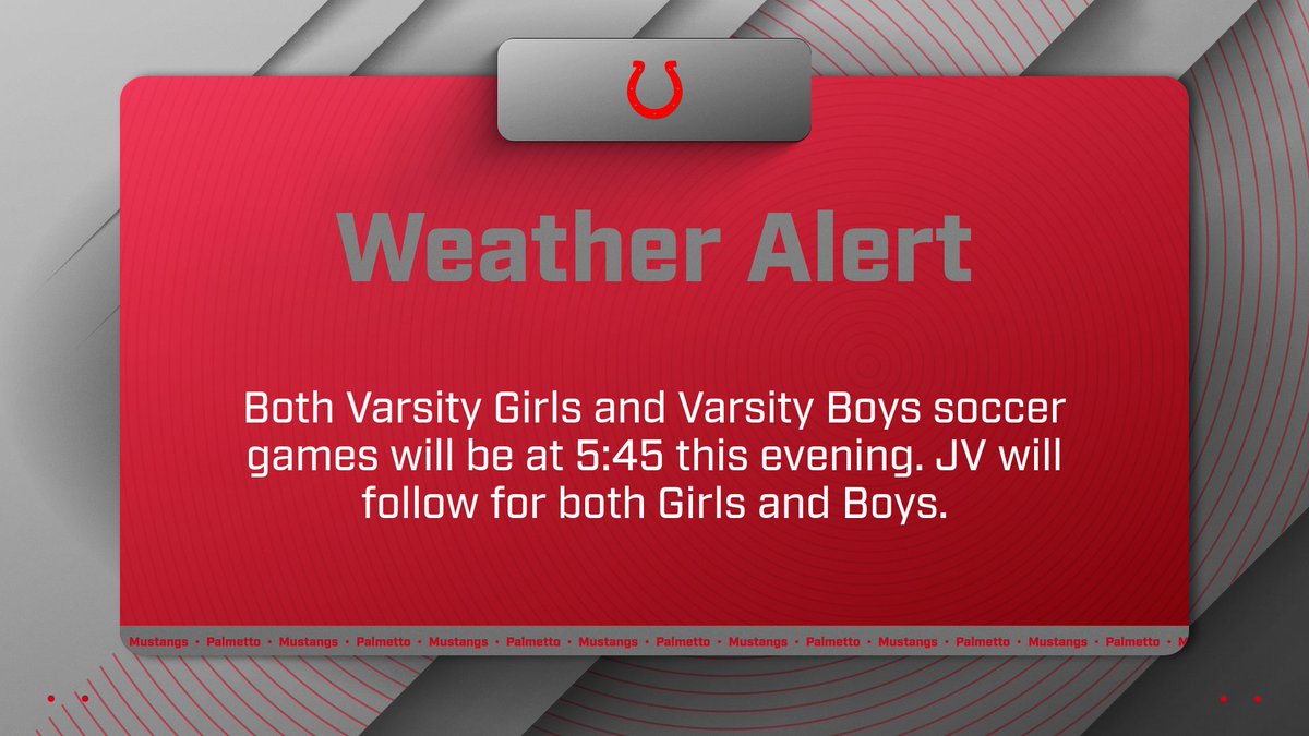 Girls soccer is home tonight (April 22nd) vs St. Joe's.  Varsity will play first and then JV will follow.  The same is true for the Boys soccer game tonight at St. Joe's.  Go Mustangs!!