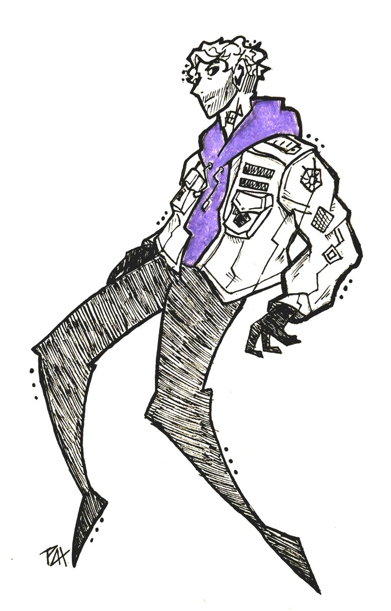 Trying out a new Style by drawing the Ghosty

#admcfanart #nopixelfanart #colorpencils #inks
[ RTs = 💜]