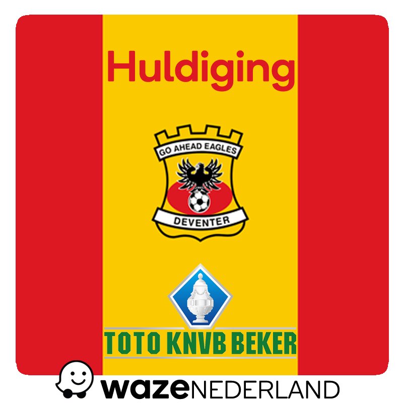 Op 23 april viert Deventer feest! De huldiging van <a href="/GAEagles/">Go Ahead Eagles 🦅</a> zorgt voor wegafsluitingen en omleidingen in en rond de binnenstad. Moet je onderweg zijn? Geen zorgen! Waze houdt je op de hoogte van alle actuele verkeerssituaties.

#wazeweetdeweg
