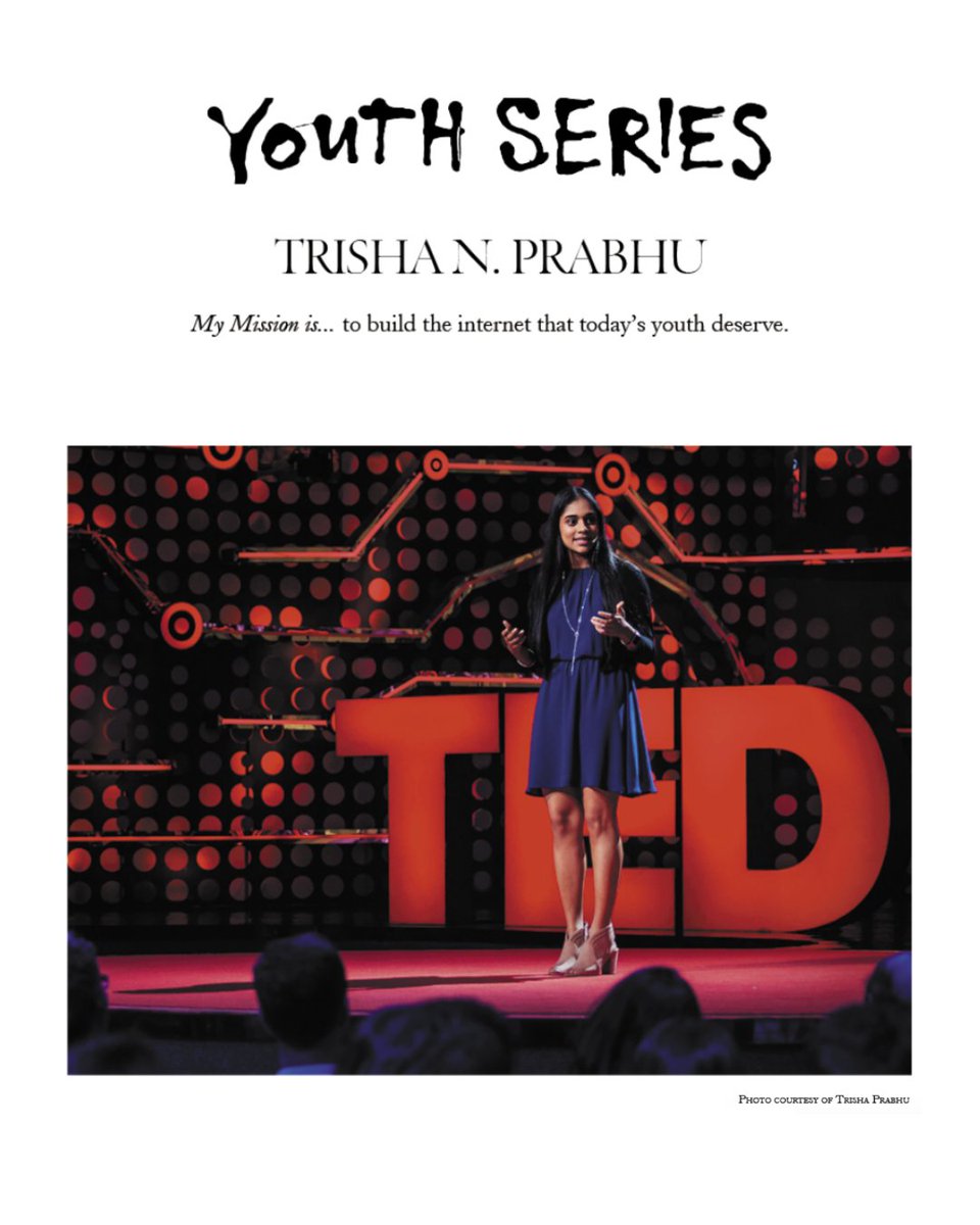 WeAreFamilyFdtn's tweet image. “The power of young people to solve the seemingly intractable problems of today. Young people not only have incredible ideas and insights, we’re uniquely positioned to implement those ideas, to construct a new reality, to upend the status quo.”
— @TrishPrabhu, Global Teen Leader…