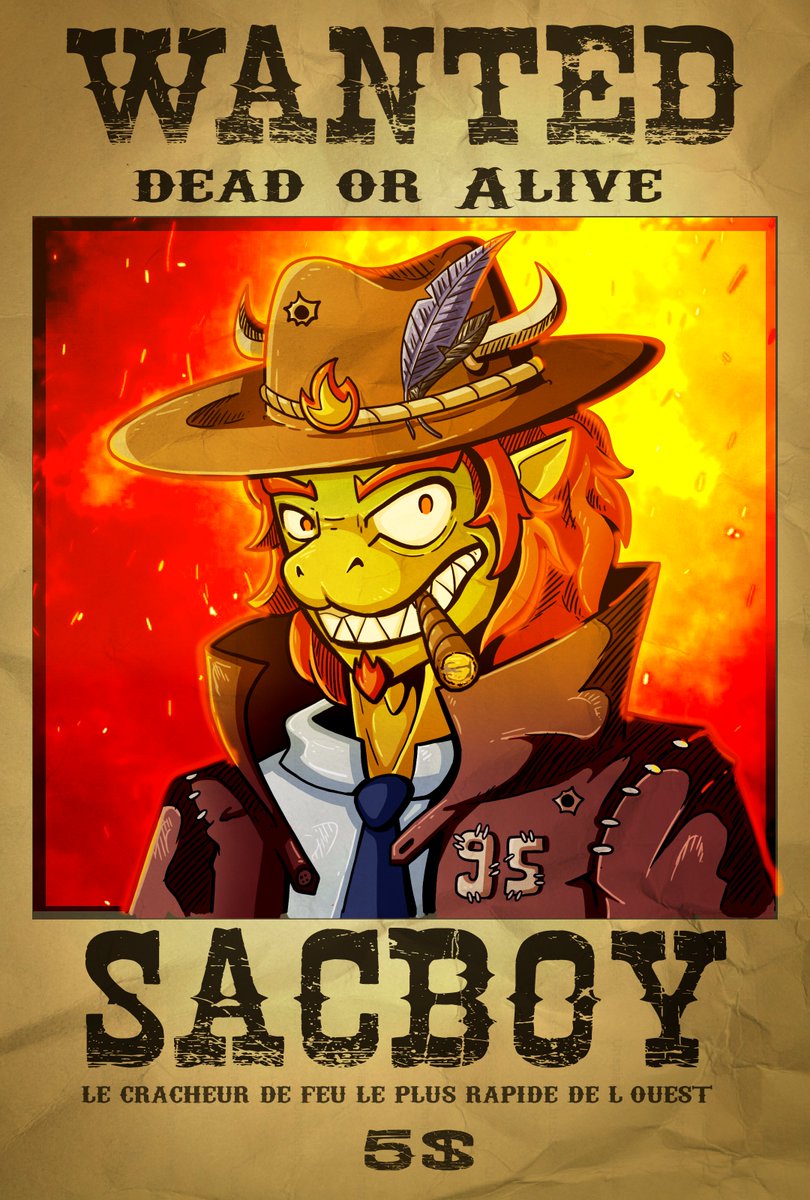 YEE-HAW 🤠 !

C’est la canaille SacBoY, raclure de l’Ouest, hors-la-loi sans foi ni loi, qui fait régner la terreur sur la ville de Limoges ! Ce vaurien a trop longtemps échappé à la justice... Mais son heure est venue.

À la bi-weekly 60, on l’traque, on l’cerne, on l’attrape !