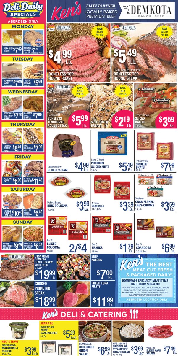 Our weekly ad deals! 

Find our full flyer at kenssuperfair.com/weekly-ads/1/K…