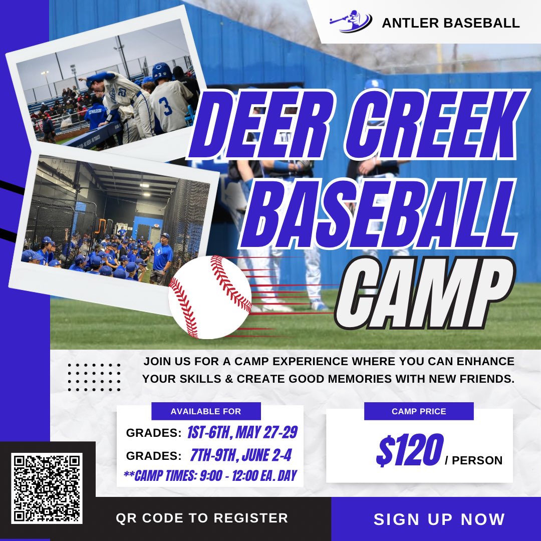 𝟐𝟎𝟐𝟓 𝐒𝐮𝐦𝐦𝐞𝐫 𝐁𝐚𝐬𝐞𝐛𝐚𝐥𝐥 𝐂𝐚𝐦𝐩!! 

Scan the QR code to get registered today!