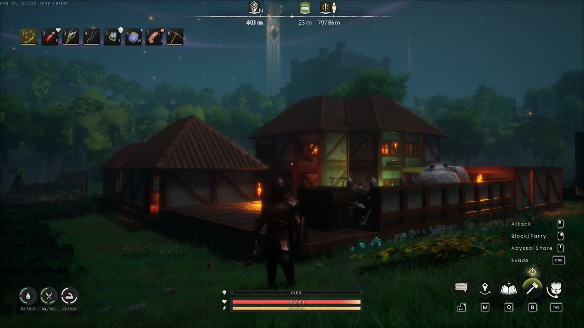 Quests aren't as important as building the base is 🔨