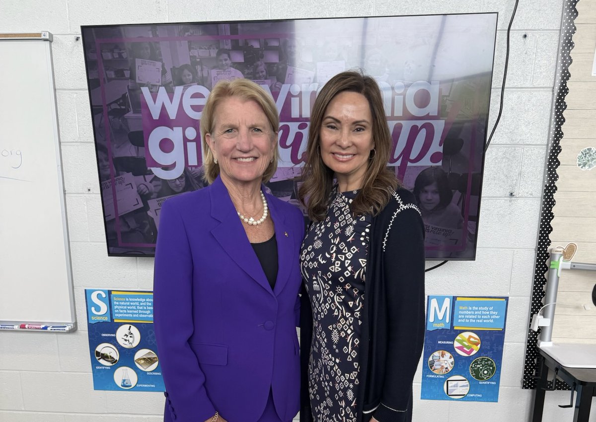 Shelley Moore Capito (@sencapito) on Twitter photo Thrilled to be at Ruthlawn Elementary for another #WVGirlsRiseUp event.
My special guest today is Rosie Rios, Chair of the <a href="/America250/">America250</a> Commission! Thrilled to be at Ruthlawn Elementary for another #WVGirlsRiseUp event.
My special guest today is Rosie Rios, Chair of the <a href="/America250/">America250</a> Commission!