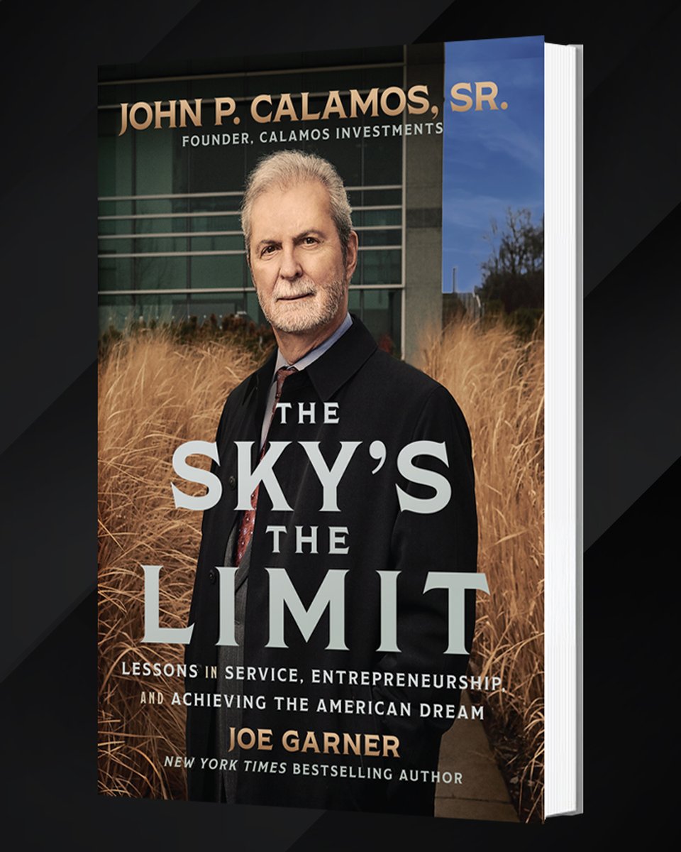 Today, we’re celebrating a significant milestone with our founder, John P. Calamos, Sr., on the release of his biography, “The Sky’s the Limit”.

Written by New York Times best-seller author Joe Garner, John’s biography captures his remarkable personal experiences and celebrates