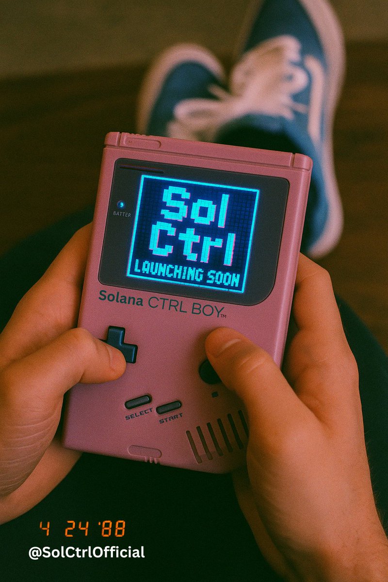 CafeCtrl's tweet photo. 1989: You're trading Pokémon on your Game Boy.
2025: You're earning $SOL every hr/day/week/month holding $SolCTRL.

Same kid, better game. 🎮 #SolCtrl launching soon...

Press Start to take control. 

🕹️ @SolCtrlOfficial #Solana #RetroCrypto #SolCTRL https://t.co/SQcSRzRi4e