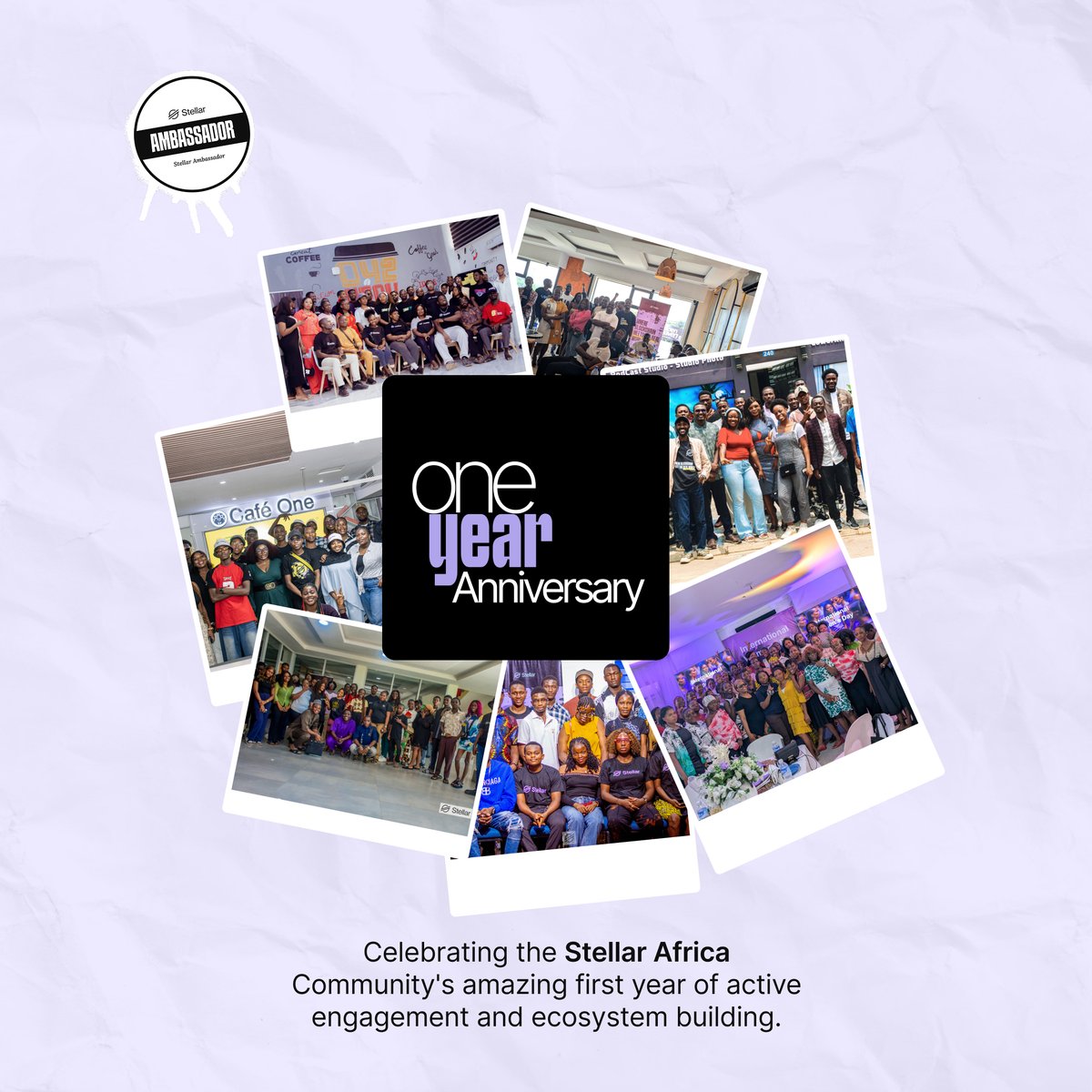 From Day 1 to Year 1—thank you for building with us. 🌟✨ 

It’s been an incredible journey, and every moment, every milestone, and every connection has made this community stronger and more vibrant. 

Here’s to the projects, growth, community, and unforgettable memories we’ve