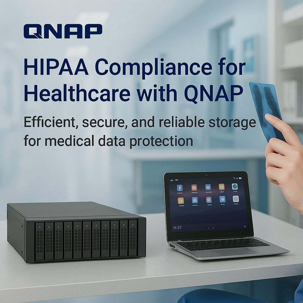 QNAPCanada's tweet image. Safeguard patient data with QNAP NAS—HIPAA-compliant, secure, and scalable storage for healthcare.
🔗 qnap.com/go/solution/hi…
#HealthcareIT #HIPAACompliance #MedicalDataSecurity #QNAP #ePHIProtection #DataBackup #CyberSecurity