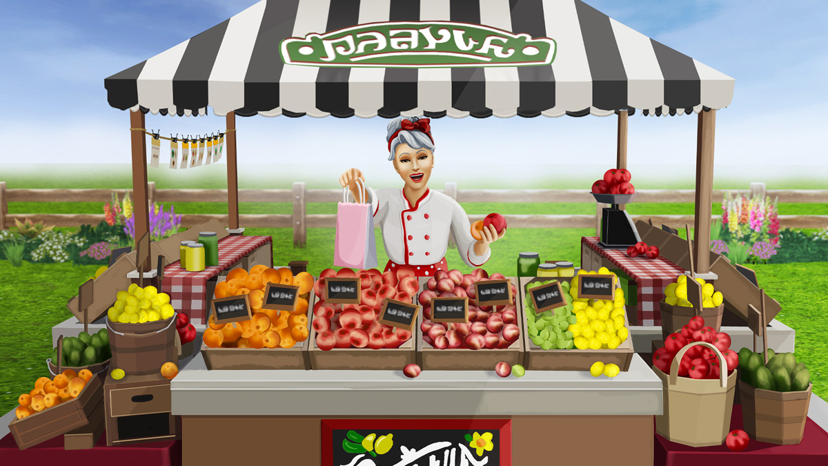 📢 Introducing Community Market! 🌾🌾🌾

Grow produce, fulfill orders, and earn Simoleons! 💰📈
The best way to earn Simoleons - Community Market is coming to TSFP in our upcoming update on 28th April. It's a vibrant new location inspired by local farmers' markets and community