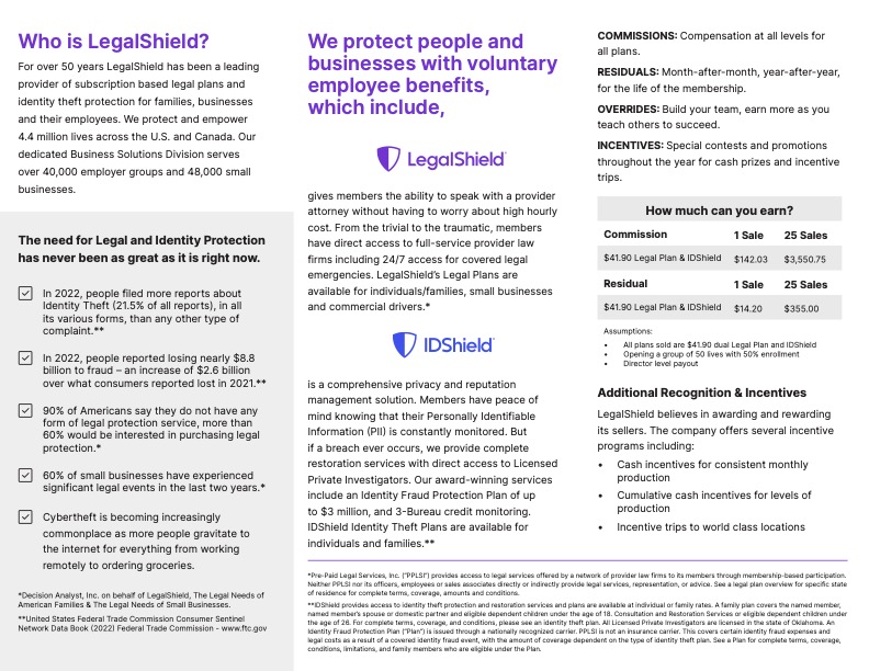 LB_IndAssociate's tweet image. Are you a Licensed Insurance Agent?

Are you interested in creating an additional stream of income?

The LegalShield Business Opportunity gives you the ability to do that, in the United States &amp;amp; Canada!

Families and small businesses are looking for affordable access to legal…