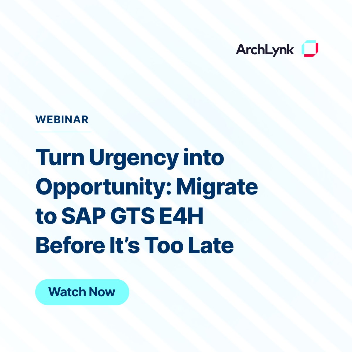 📢 SAP GTS 11.0 support ends Dec 2025. Is your migration plan in place?

Watch this on-demand session with <a href="/SAP/">SAP</a> &amp; ArchLynk experts to learn what’s new in GTS E4H, the risks of delay &amp; how to migrate with confidence.

🎥 Watch now: hubs.li/Q03jlTw00

#SAPGTS #TradeCompliance
