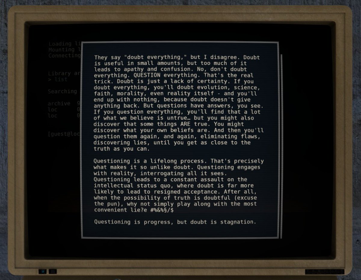 This has been on my mind lately, no reason probably (credit to The Talos Principle)