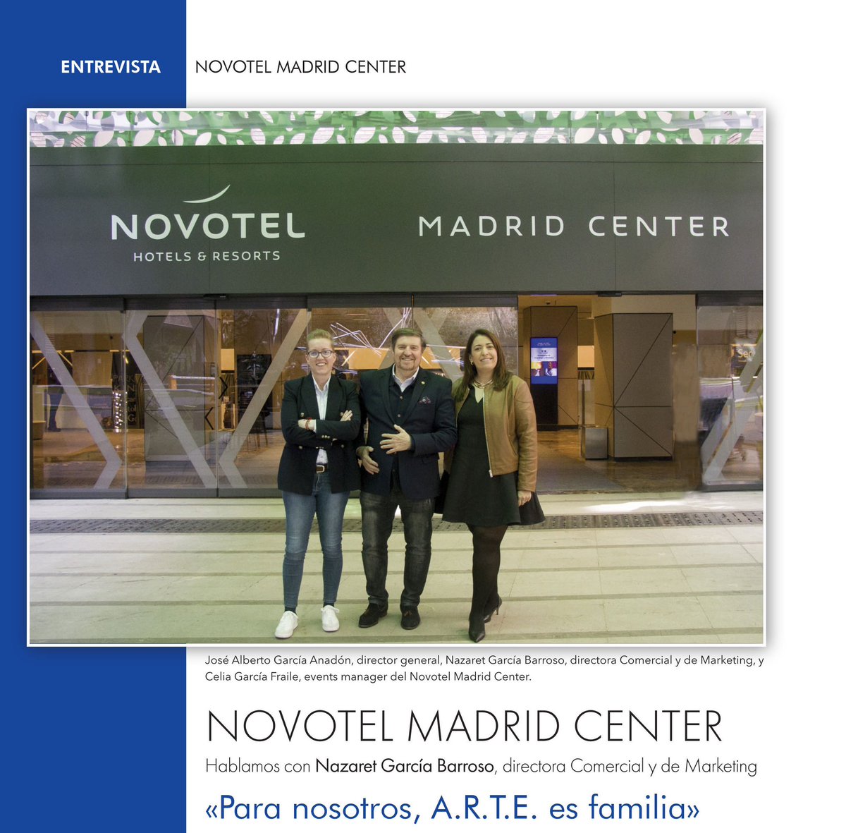 Para <a href="/NovotelMCenter/">Novotel Madrid Center</a>, A.R.T.E. más que una Asociación, es familia. Con condiciones especiales para los socios y el apoyo en la Asamblea, refuerzan su compromiso con el sector musical. 

Conoce los detalles en arte-asoc.es/revista-escena…

#RevistaESCENARIOS