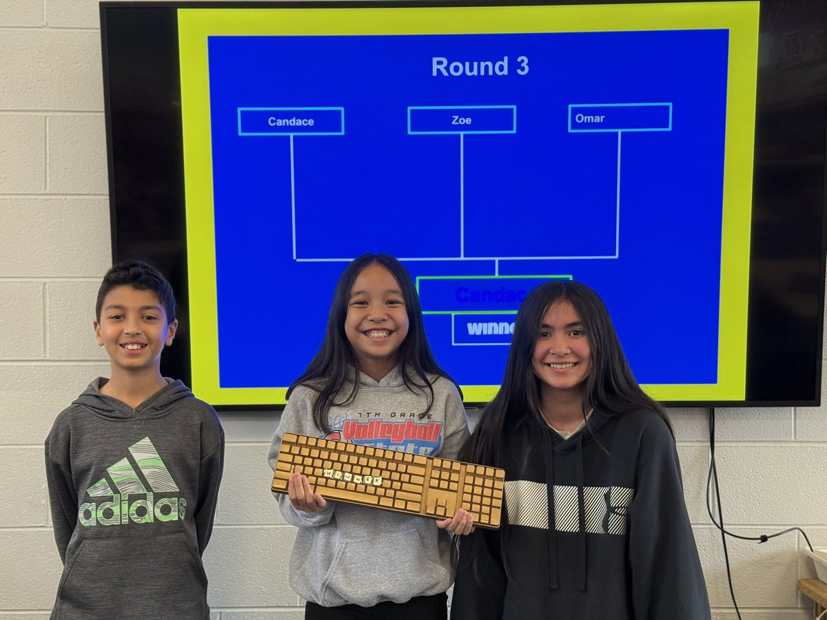 Today’s typing champion in <a href="/hansenclass5/">Mrs. Hansen</a> is…. C &amp; friends! WTG! #itmatters <a href="/IvyHillEagles/">Ivy Hill Eagles</a>