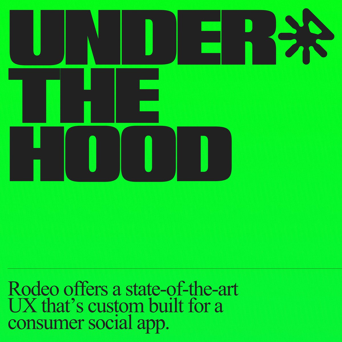 Rodeo is state of the art.

No seed phrases. No ETH for gas. No wallet prompts. Still 100% onchain.

Here’s how it all works under the hood 🏎️↓