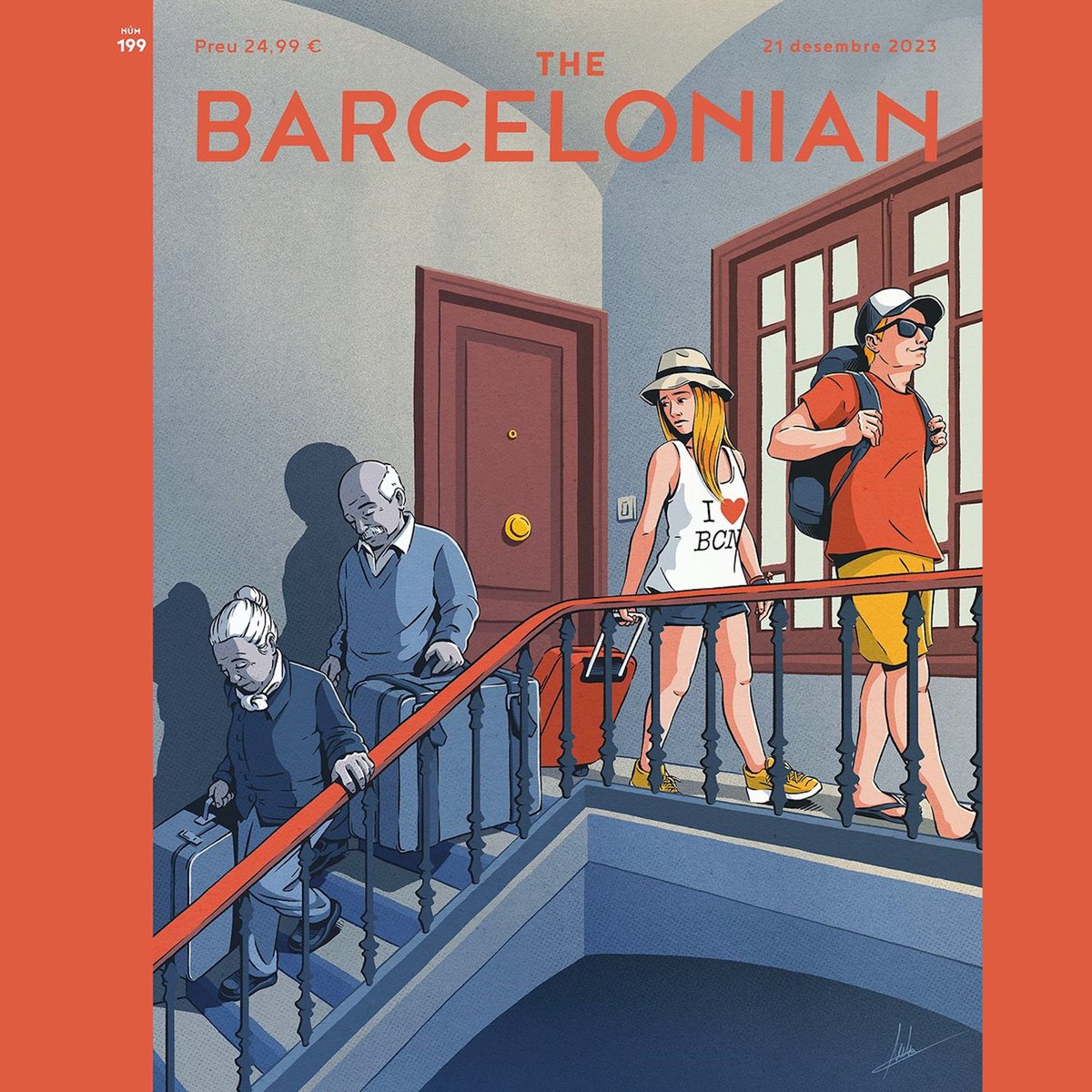 #Toledo #CascoHistórico #Vecindario #Urbanismo #Especulación #Turistificación 
El escándaloso caso del edificio San Juan de Dios: 
De residencia de #mayores a hotel de lujo.
Enlace nota <a href="/FedAAVVToledo/">Fed. Asociaciones Vecinales de Toledo El Ciudadano</a>:
tinyurl.com/2de2nqqn
Ilustración de Andreu Zaragoza @andreu_zaragoza.