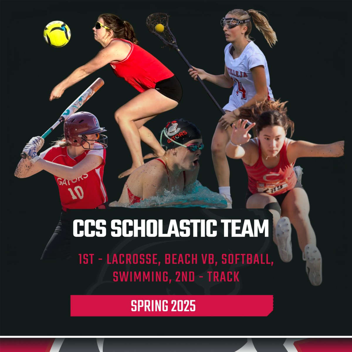 🎉 Congrats to all 5 of our Spring Sports teams for earning CCS Scholastic Championship Team Honors! 🏆

📚 Top GPAs + athletic excellence = true student-athletes. Proud of our Gators! 🐊