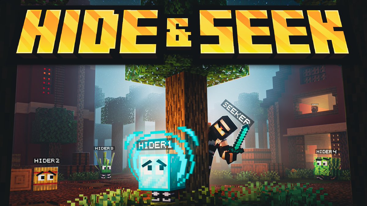 Drop in to our new world for some classic Hide and Seek laughs.
Available now!

marketplace.minecraft.net/en-us/pdp?id=c…