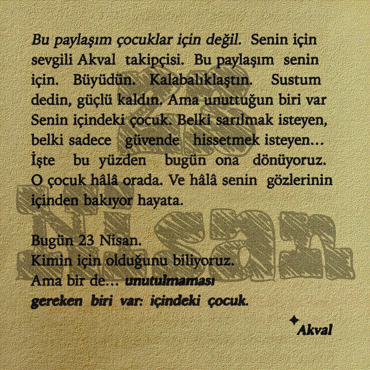 birakval's tweet photo. İçindeki çocuğa. https://t.co/X5kPGaHGn3