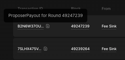 PeraAlgoWallet's tweet photo. We did a thing 👀

Now you can easily read transaction notes on Pera Explorer by simply hovering over the 📰

Convenience at it's finest 🤝 https://t.co/JFlbez01Zk