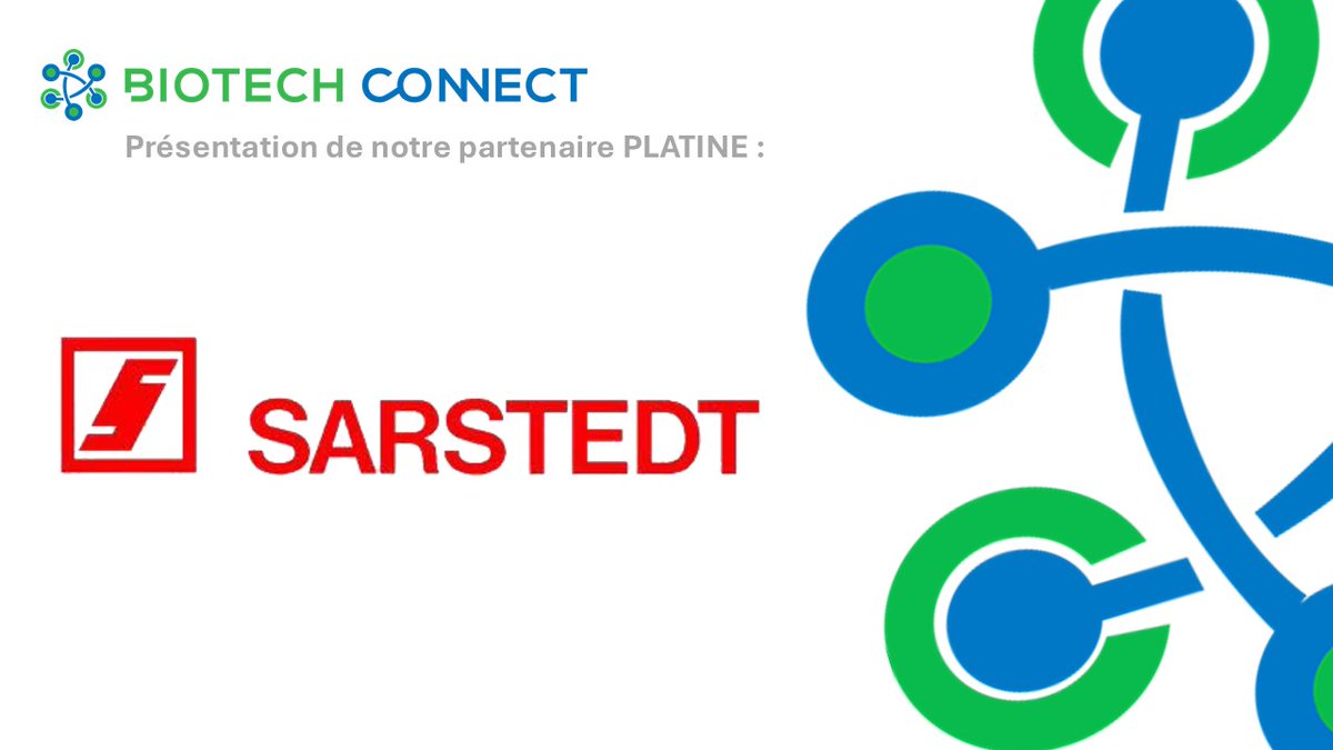 biotech_connect's tweet photo. 👉 Notre partenaire PLATINE Sarstedt: votre allié pour les équipements et consommables destinés à la médecine et aux sciences.
Sarstedt développe, produit et commercialise des appareils et consommables pour la médecine et les sciences. 
Découvrez-les ici:
https://t.co/SViy3YuFBF https://t.co/tH3DM0E8nG
