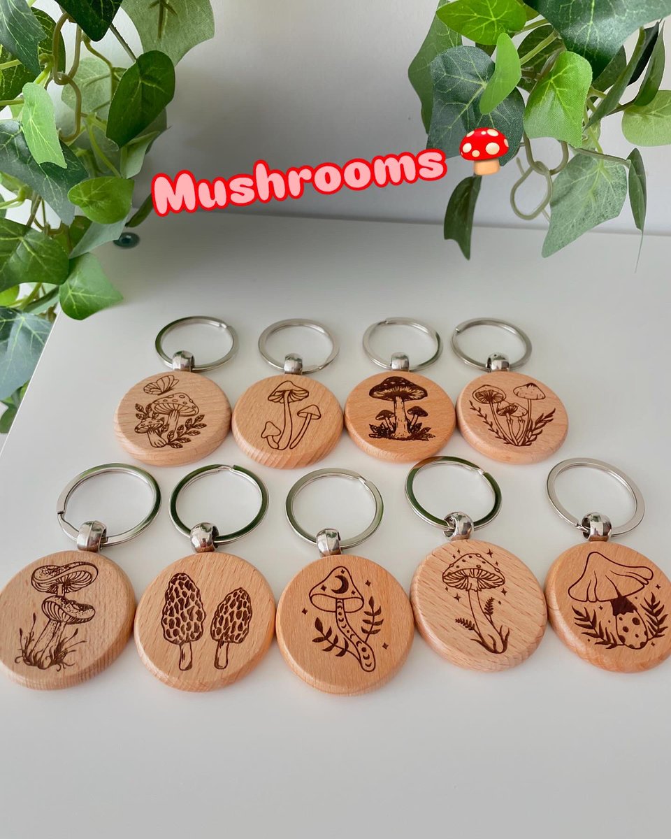 AScoopOfSun's tweet photo. Checkout these new laser engraved keychains we have available on our Etsy! https://t.co/DKsJDeaMNW #SmallBusiness #keychains #gifts #mushroom #nature #outdoors #hippie #mothersdaygift https://t.co/k6eUUUswvE