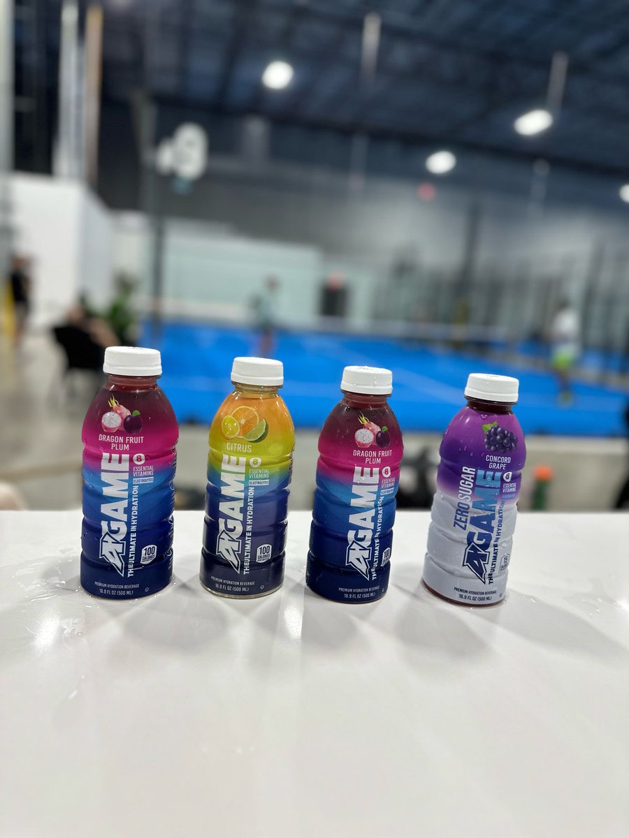 drinkagame's tweet image. We had a great time at Urban Padel over the weekend providing hydration for these top-notch athletes!
#BringYourAGAME #DrinkAGAME #AGAMEAthlete #PaddleTennis