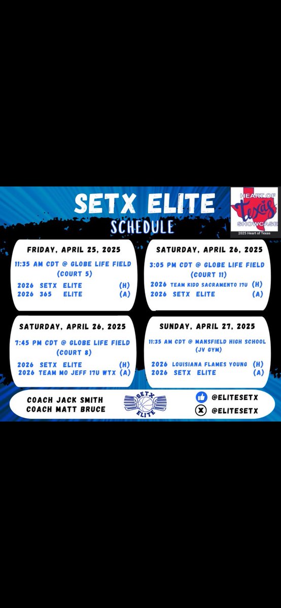 Come watch my team play at the Heart Of Texas tournament