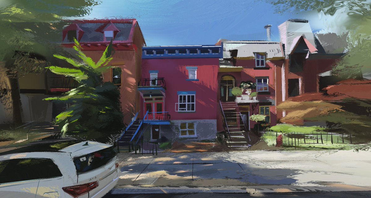 22/30 #pleinairpril brought by <a href="/warriorpainters/">Warrior Painters 💚</a>  #PleinAirpril2025 #heavypaint #montreal #mentana #quebec #spring #painting #dragon #car #mercos #street #rue #mtl #printemps