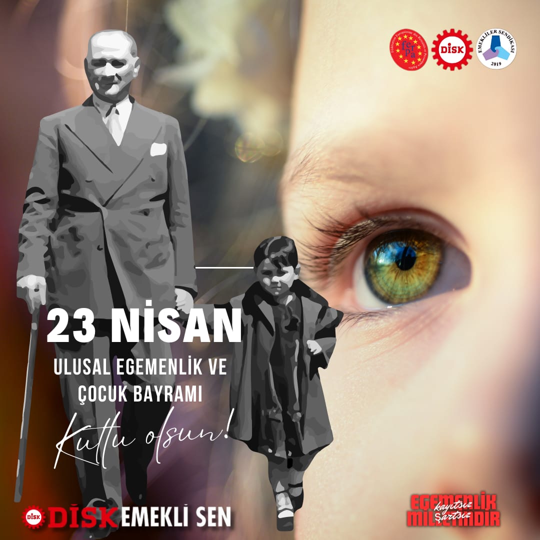 Hakan İlter 💛💙 (@767hakanilter) on Twitter photo 23 Nisan; özgürlüğe, bağımsızlığa, çocukların aydınlığına atılmış ilk adımdır.
23 Nisan Ulusal Egemenlik ve Çocuk Bayramı Kutlu Olsun
<a href="/emeklisen/">DİSK Emekli-Sen</a> 23 Nisan; özgürlüğe, bağımsızlığa, çocukların aydınlığına atılmış ilk adımdır.
23 Nisan Ulusal Egemenlik ve Çocuk Bayramı Kutlu Olsun
<a href="/emeklisen/">DİSK Emekli-Sen</a>