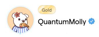 QuantumMolly's tweet photo. Whoo XP level up to gold tier!! 🥳🥳🥳 @AbstractChain @Abstract_Eco Streaming again later this week, hope to see you there 💕 #elitechad https://t.co/Pue3sm0ap9