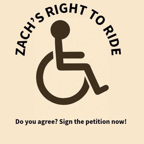 therighttoride's tweet photo. Are you a wheelchair user? Do you know any wheelchair users? Do you care for any wheelchair users? Do you believe that public transport should be accessible for wheelchairs? Sign the petition now! https://t.co/DG7zovgUI1