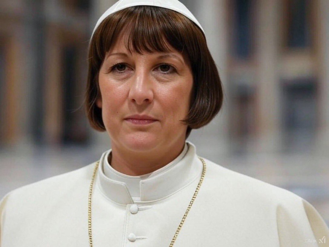 police badge (@badgepolice) on Twitter photo <a href="/IvankaNews_/">Ivanka Trump 🇺🇲 🦅 News</a> Rachel Reeves (UK chancellor) declares she’s got experience and would make an excellent Pope. <a href="/IvankaNews_/">Ivanka Trump 🇺🇲 🦅 News</a> Rachel Reeves (UK chancellor) declares she’s got experience and would make an excellent Pope.