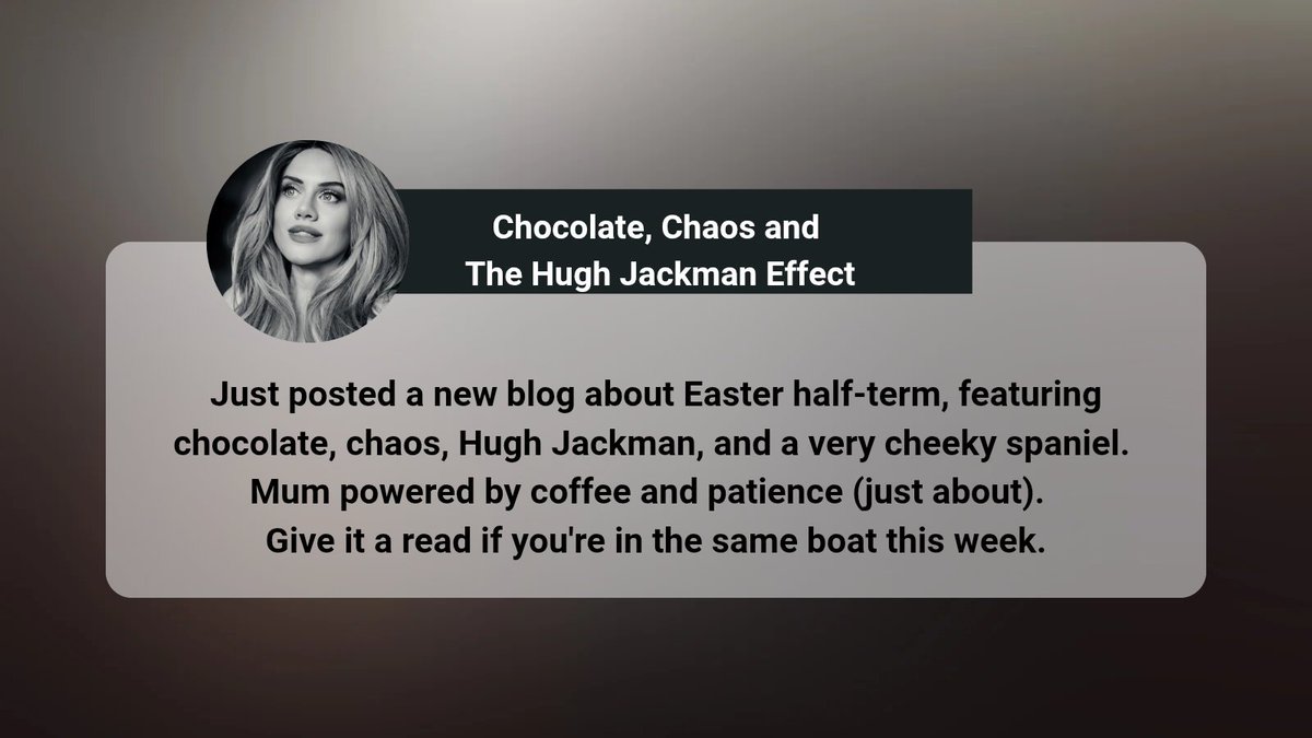 fobakesbadly's tweet image. I&apos;ve started my own blog, give it a read👇
#MumLife #EasterBreak #ParentingBlog  
franklyfifig.blogspot.com/2025/04/chocol…