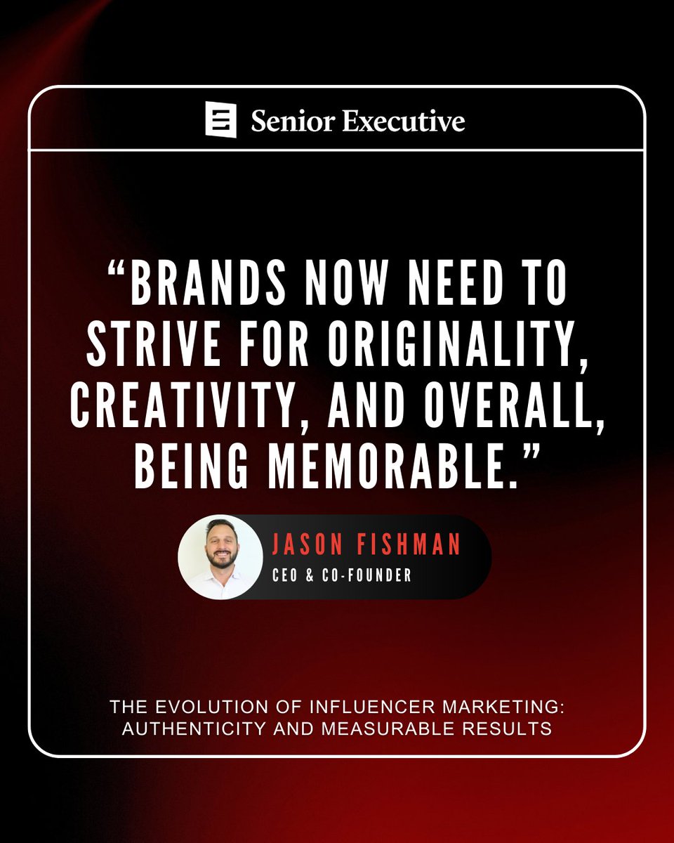 Digital Niche Agency (@dnagency_ca) on Twitter photo 🔍 We’re thrilled to see our CEO, Jason Fishman, featured in <a href="/seniorexecmedia/">Senior Executive</a> discussing the evolution of influencer marketing!
Check out the full article
seniorexecutive.com/evolution-of-i…
#DNA #equitycrowdfunding #regcf #regA #marketing #investors 🔍 We’re thrilled to see our CEO, Jason Fishman, featured in <a href="/seniorexecmedia/">Senior Executive</a> discussing the evolution of influencer marketing!
Check out the full article
seniorexecutive.com/evolution-of-i…
#DNA #equitycrowdfunding #regcf #regA #marketing #investors