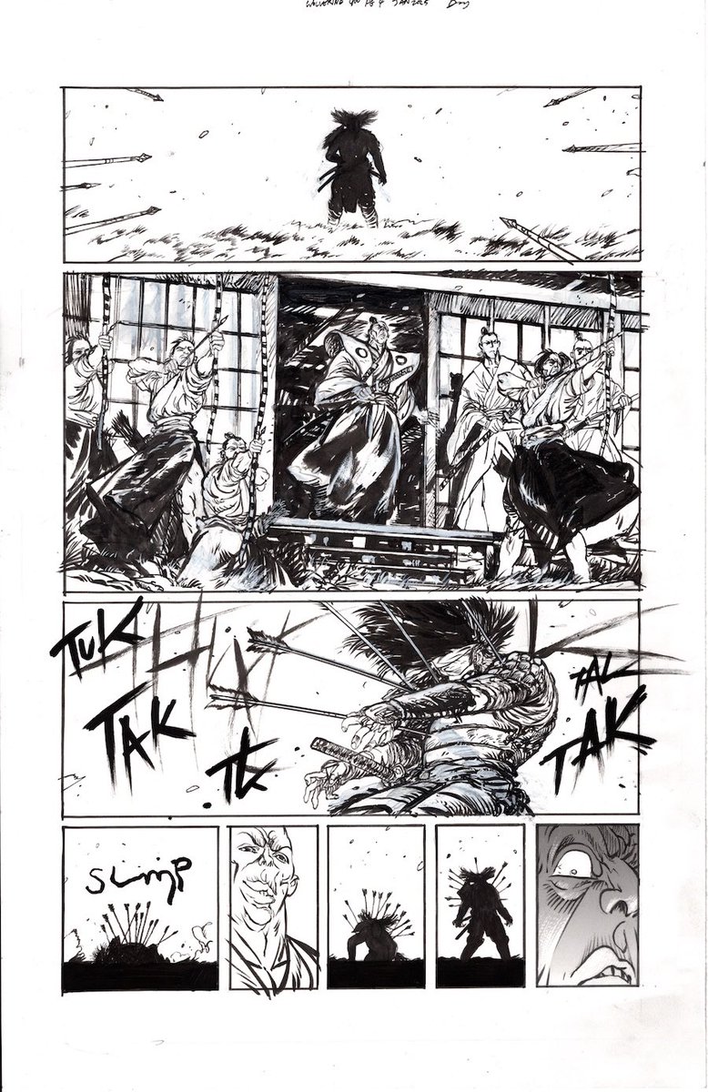 WOLVERINE #400 p.4 original art by <a href="/danielwarrenart/">Daniel Warren Johnson</a>! Complete story SOLD! Simply a masterpiece. 

The comic is out NOW! Plus, we’ll have an exclusive limited edition print for cons this year! And…more? Stay tuned, we’ll share details as soon as we can! felixcomicart.com