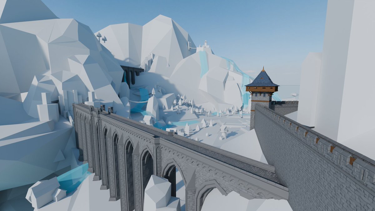 polyperfectteam's tweet photo. Building a Castle Fantasy Scene #2 π°
First steps using #polyuniversalpack to lay out the main structures
#GameDev #IndieDev #Fantasy #Blender #B3D #3DArt
#Castle https://t.co/vblkkjImQ8