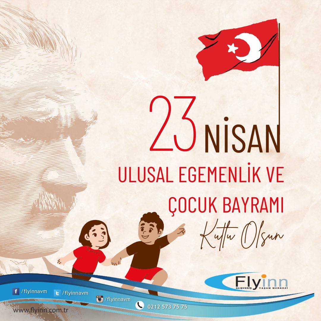 flyinnavm's tweet photo. Egemenliğin gelecek nesillere emanet edildiği 23 Nisan Ulusal Egemenlik ve Çocuk Bayramı Kutlu Olsun 🇹🇷
#flyinnavm #23nisan #çocukbayramı #flyinn https://t.co/z8v27O4TTw